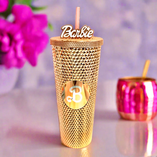 Barbie Sipper Tumbler Shiny Gold