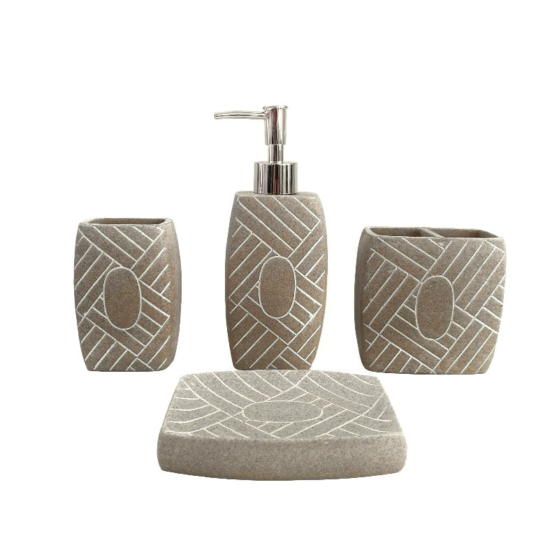 Bathroom Set Sandy (Set of 4)