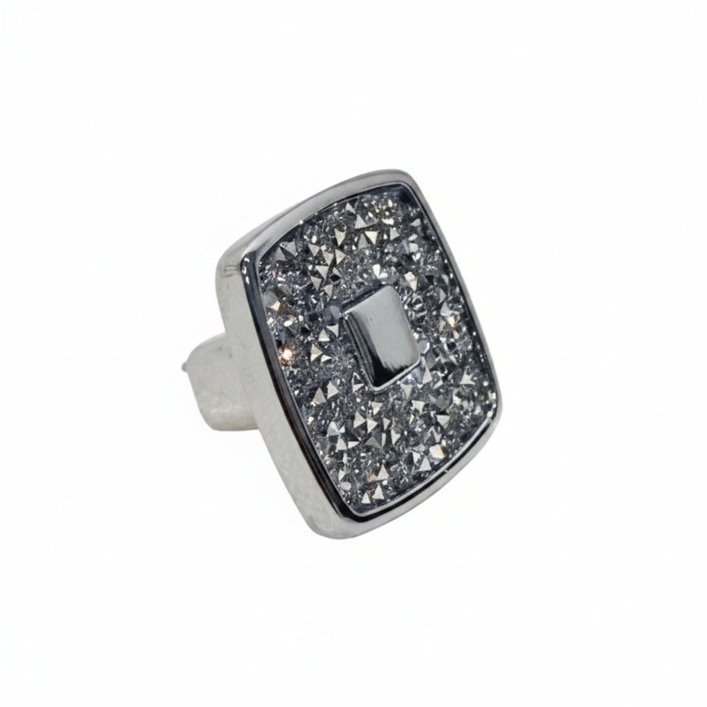 Drawer Knob Crystal Chrome