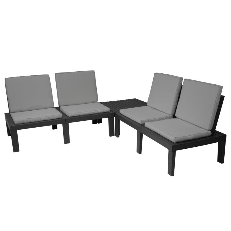 Garden Set Molok Grey (Set of 5)