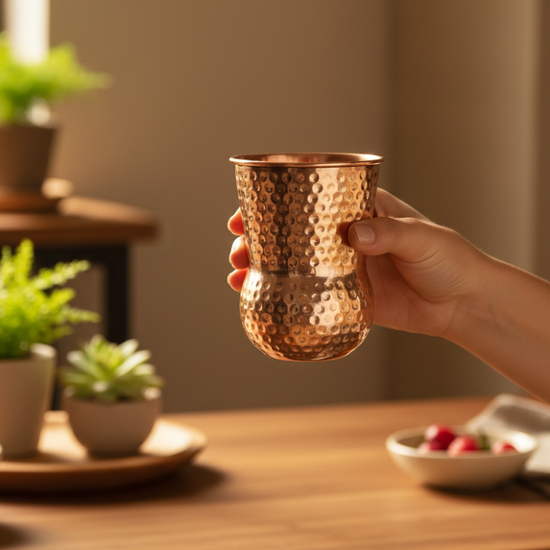 Drinking Copper Glass 400ml