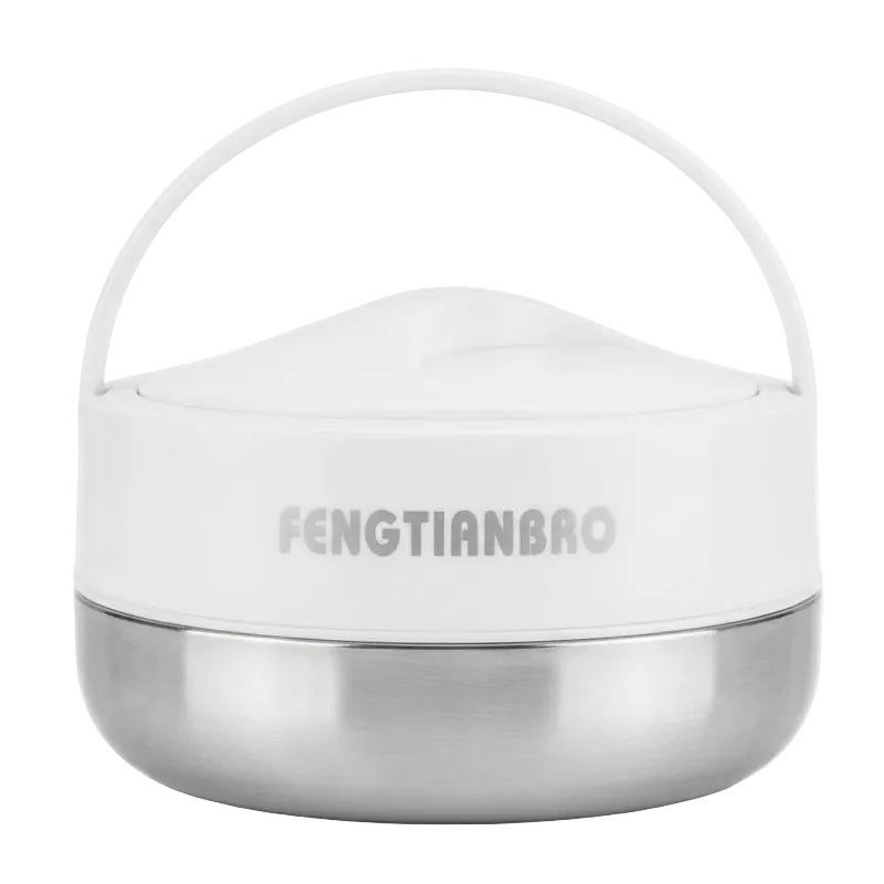 Metal Food Warmer 2L White/Silver