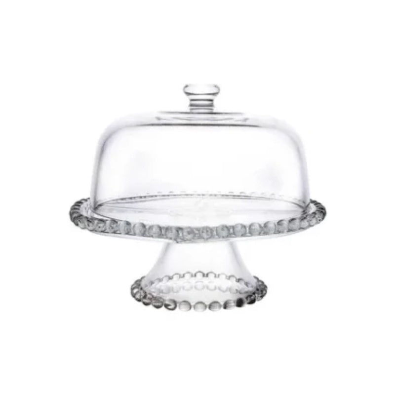 Glass Cake Dish With Lid