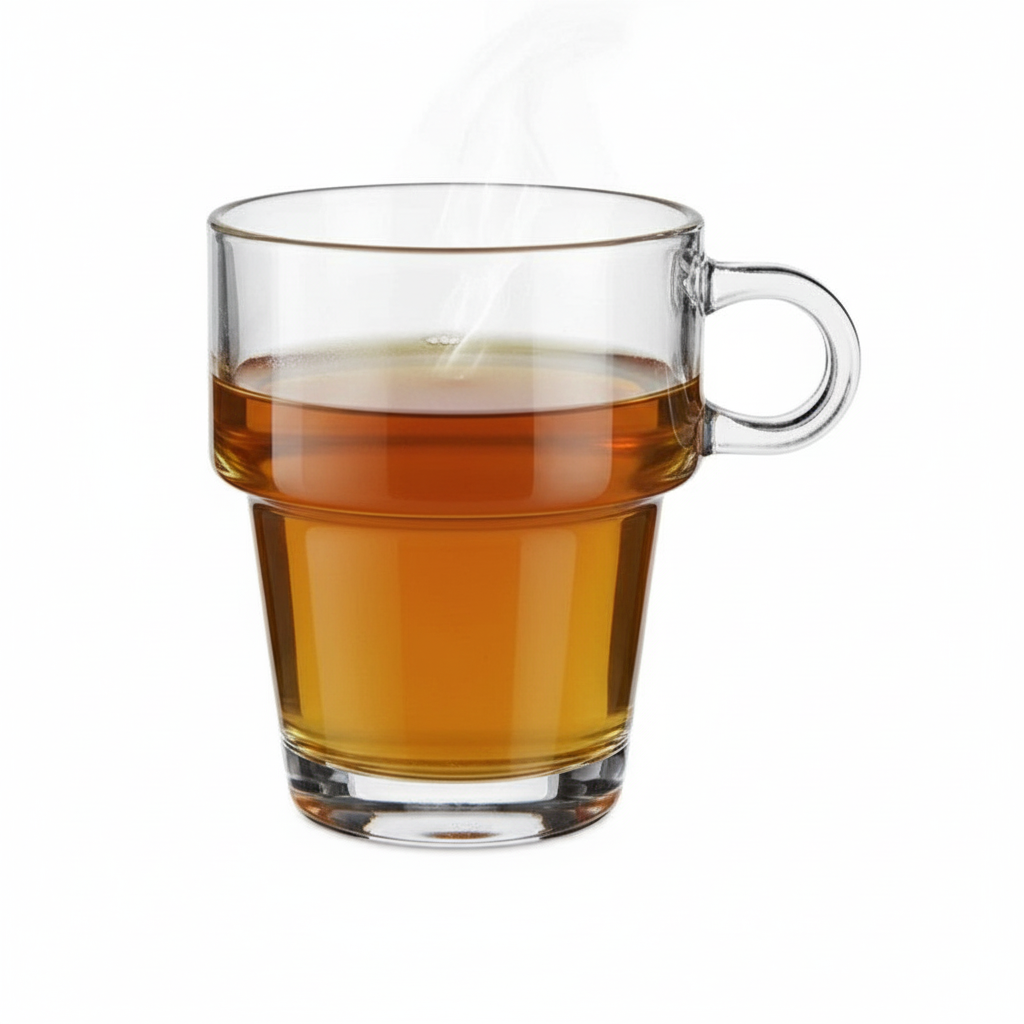 Glass Mug Stackable With Handle 270ml