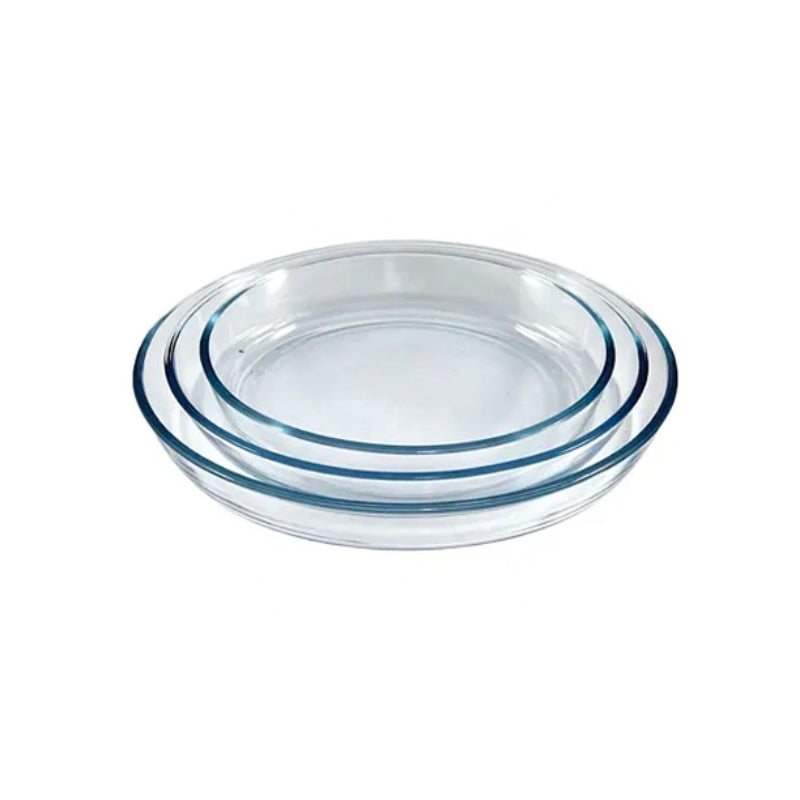 Glass Round Baking Dish (Set of 3pcs)