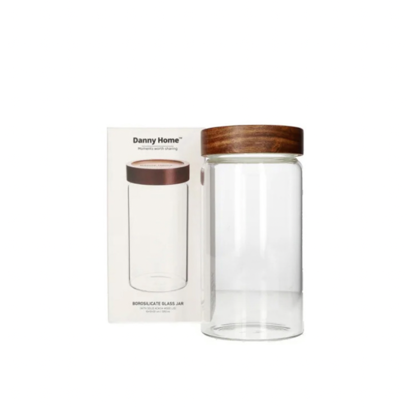 Glass Storage Jar With Lid 1250ml