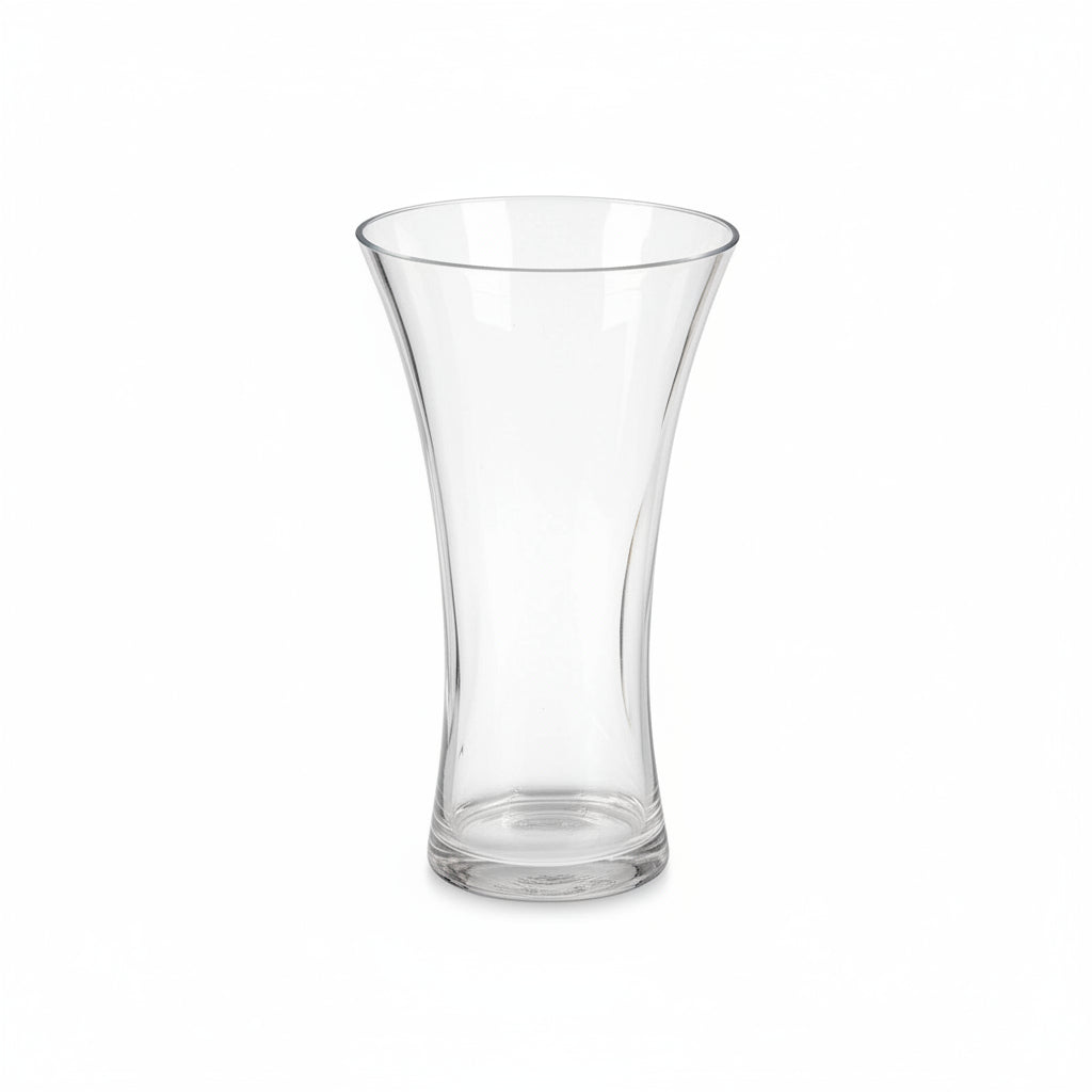 Glass Vase Wide Mouth 26cm