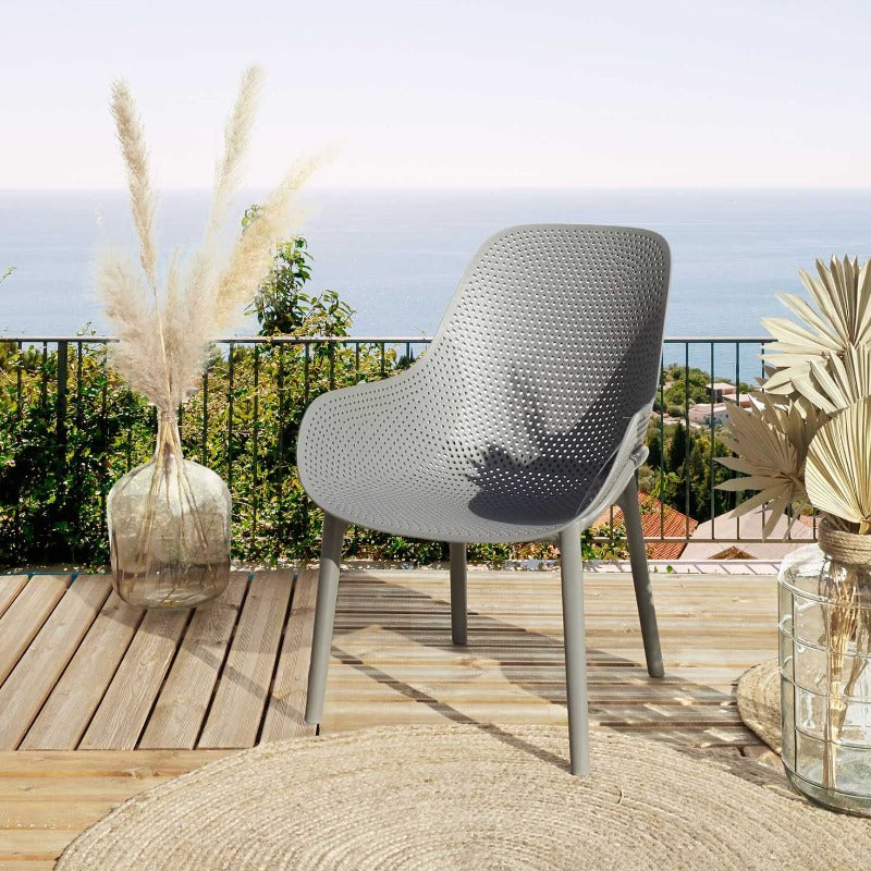Malibu Arm Chair Grey