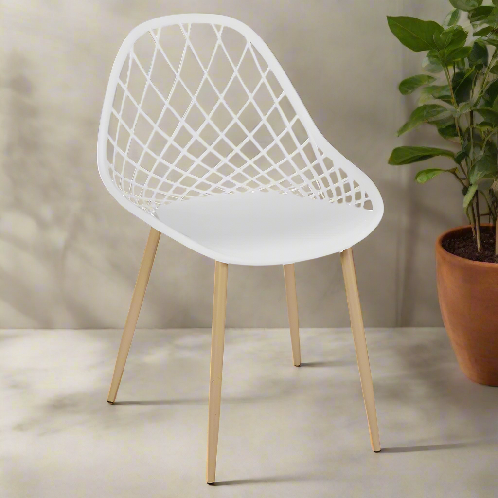 Malaga Outdoor Chair White