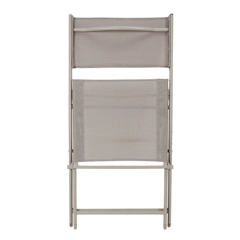 Elba Textilene Taupe Foldable Outdoor Chair