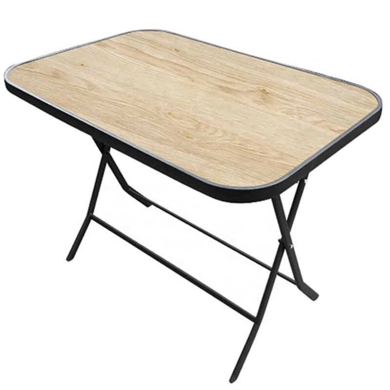 Folding Table 6 Seats Wood Effect