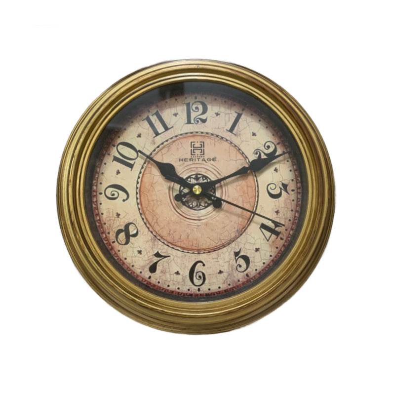 Heritage Wall Clock Golden