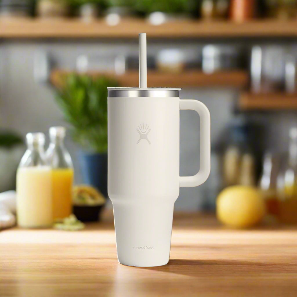 Hydro Flask All Around Travel Tumbler Ivory 40oz
