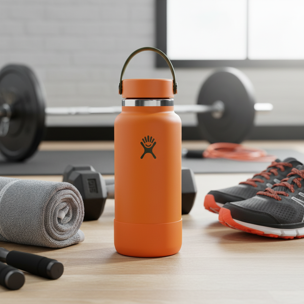 Hydro Flask Standard Wide Flex Mouth bottle 32oz Orange