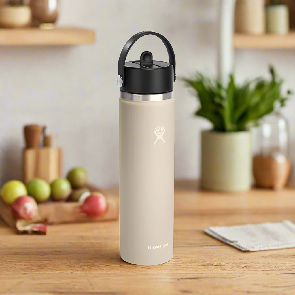 Hydro Flask Wide Flex Straw Oat 24 Oz