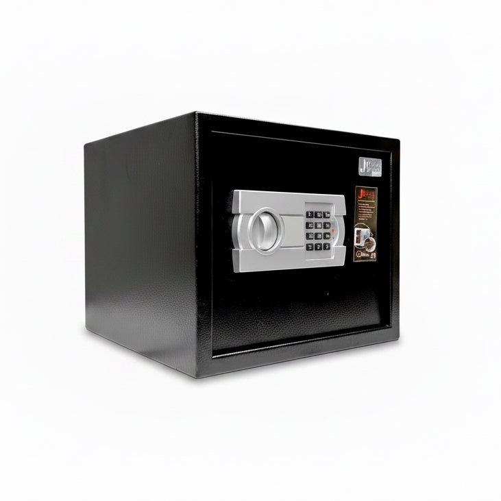 Digital Solid Steel Home Safe Small Black
