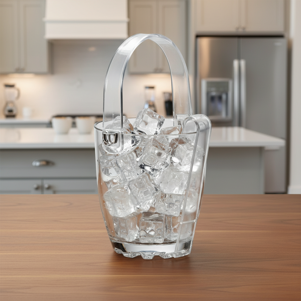 Pasabahce Ice Bucket Handle and Tweezer Sylvana