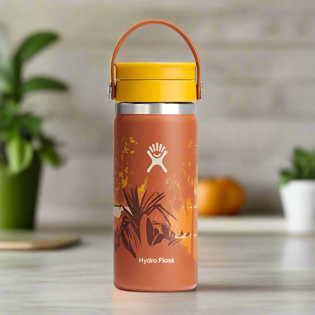 Hydro Flask Kailah 16 Oz Wide Flex Sip Lid Pecan