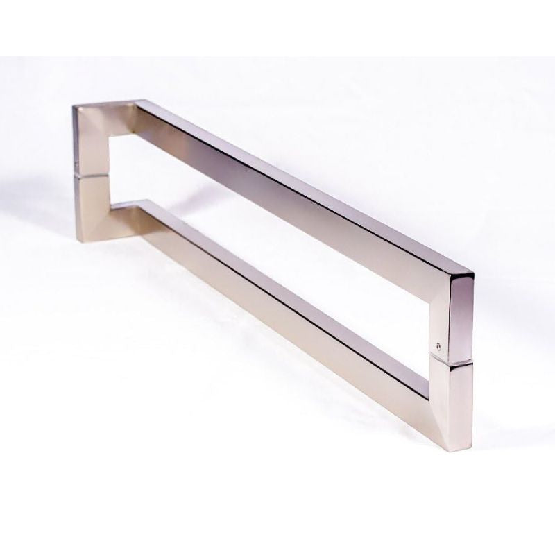 Modern Stainless Steel Door Handle Pulls in Brushed Satin Nickel Finish 40.5"