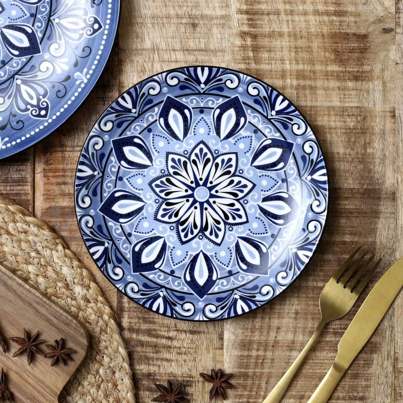Jaipur Plate Blue 19cm