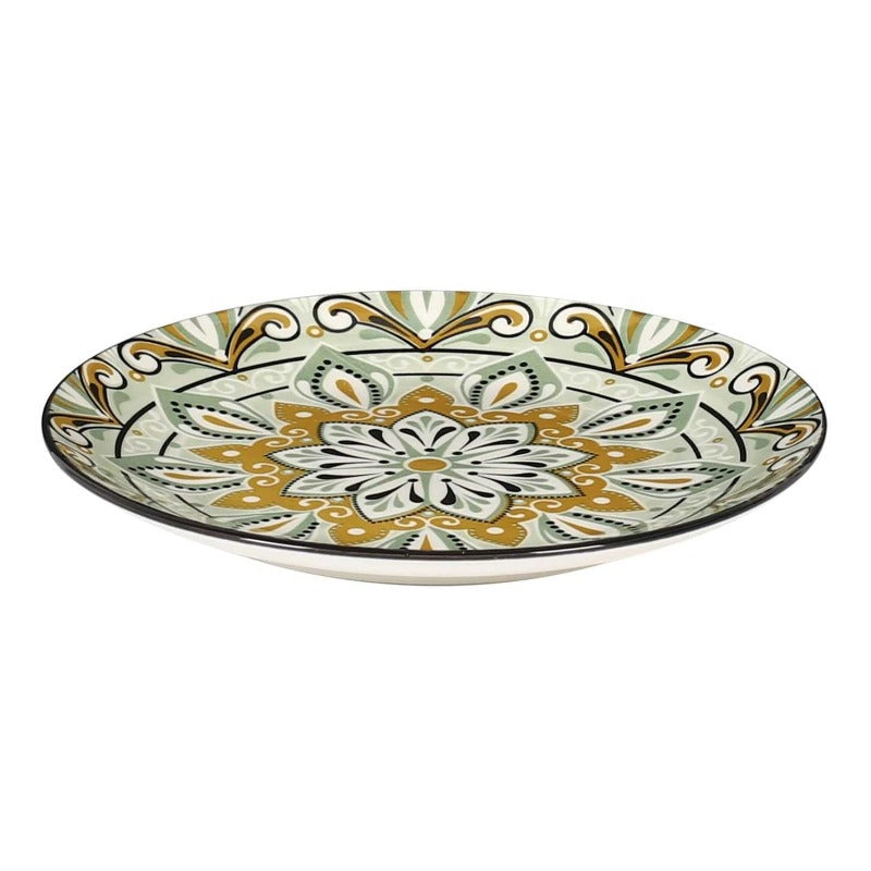 Jaipur Green Plate 19cm