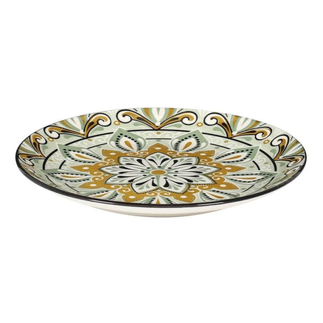Jaipur Green Plate 19cm