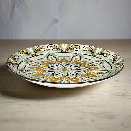 Jaipur Green Plate 19cm