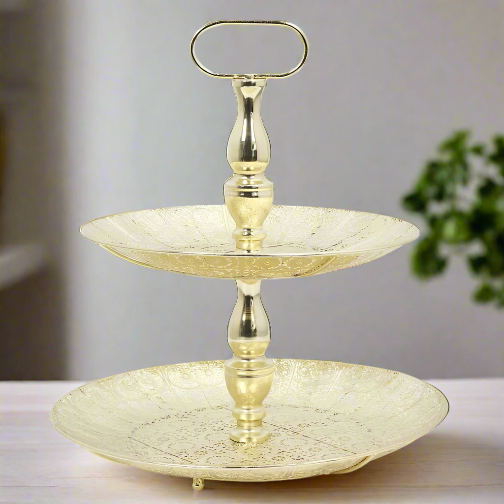 Tray Metal Dore 2 Floors