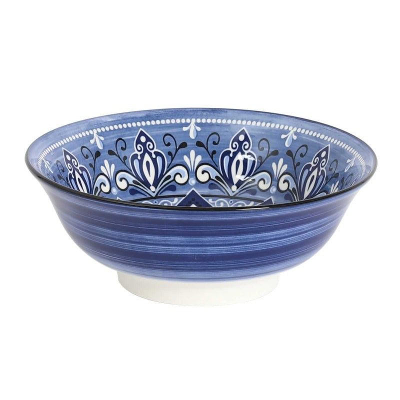 Jaipur Salad Bowl Blue 21cm