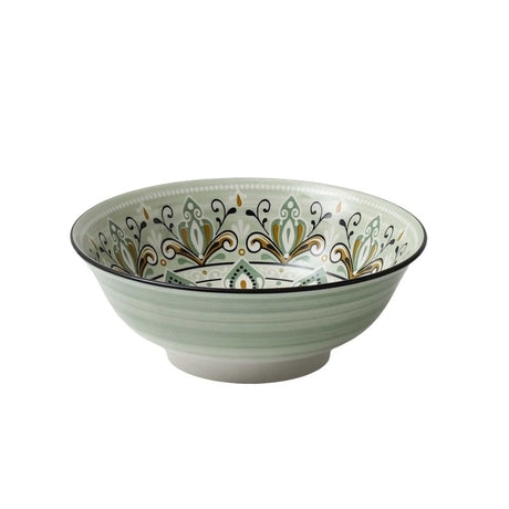 Green Jaipur Salad Bowl 21cm