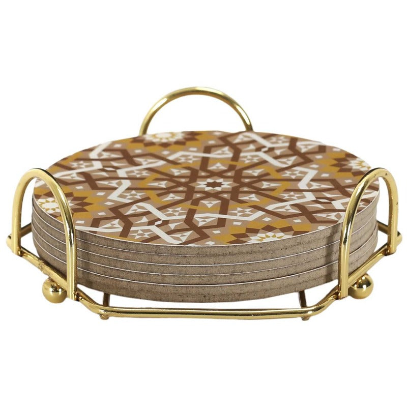 Coaster With Stand Set of 6