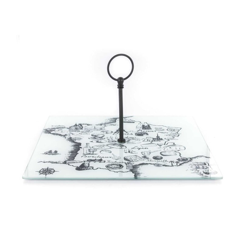 Map of France Cheese Serving Dish