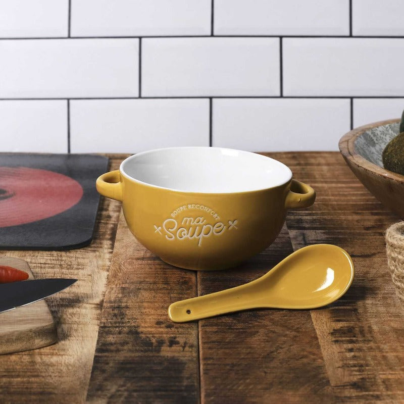 XL Soup Bowl With Spoon