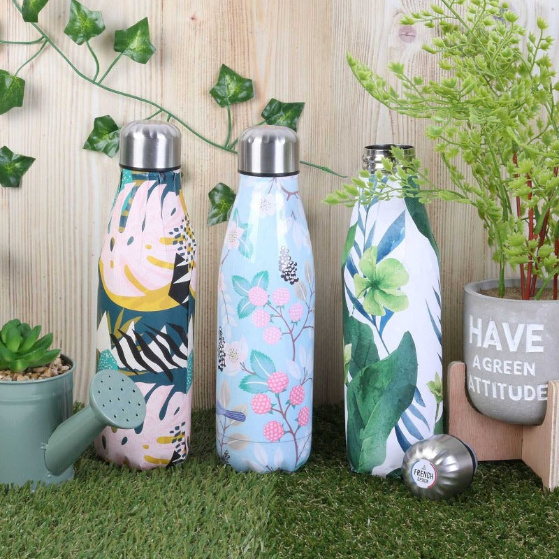 Stainless Steel Travel Bottle With Design 500ML