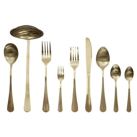 Golden Cutlery Set X39