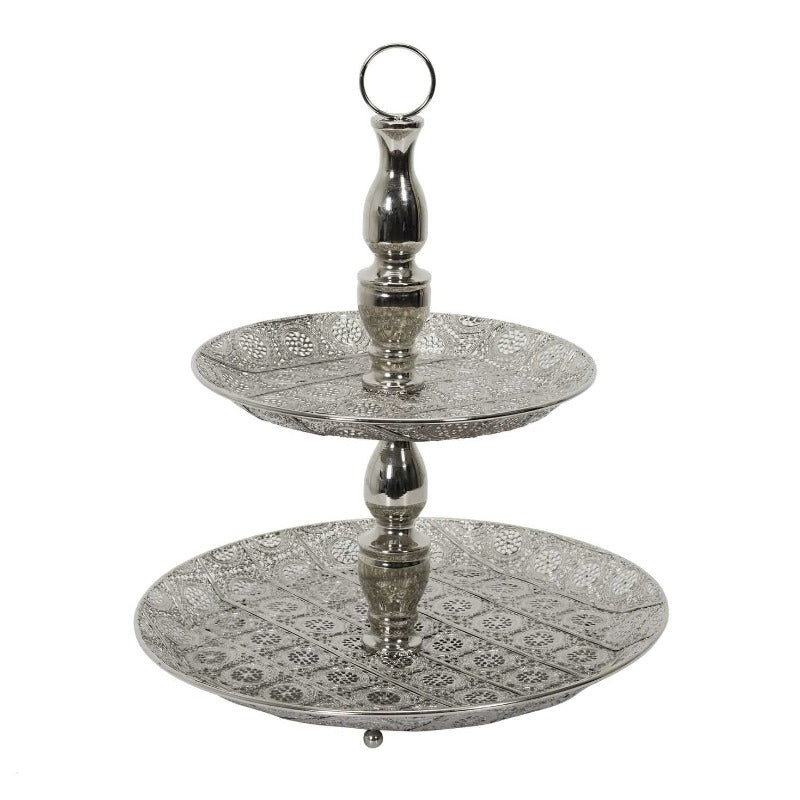 Decorative Metal Tray Double 49CM