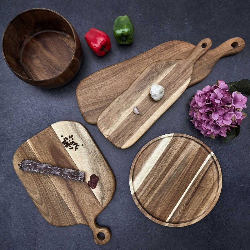 Acacia Wood Bowl 25CM