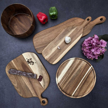 Acacia Wood Bowl 25CM