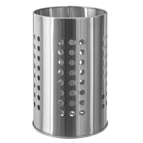 Stainless Steel Utensil Holder Silver