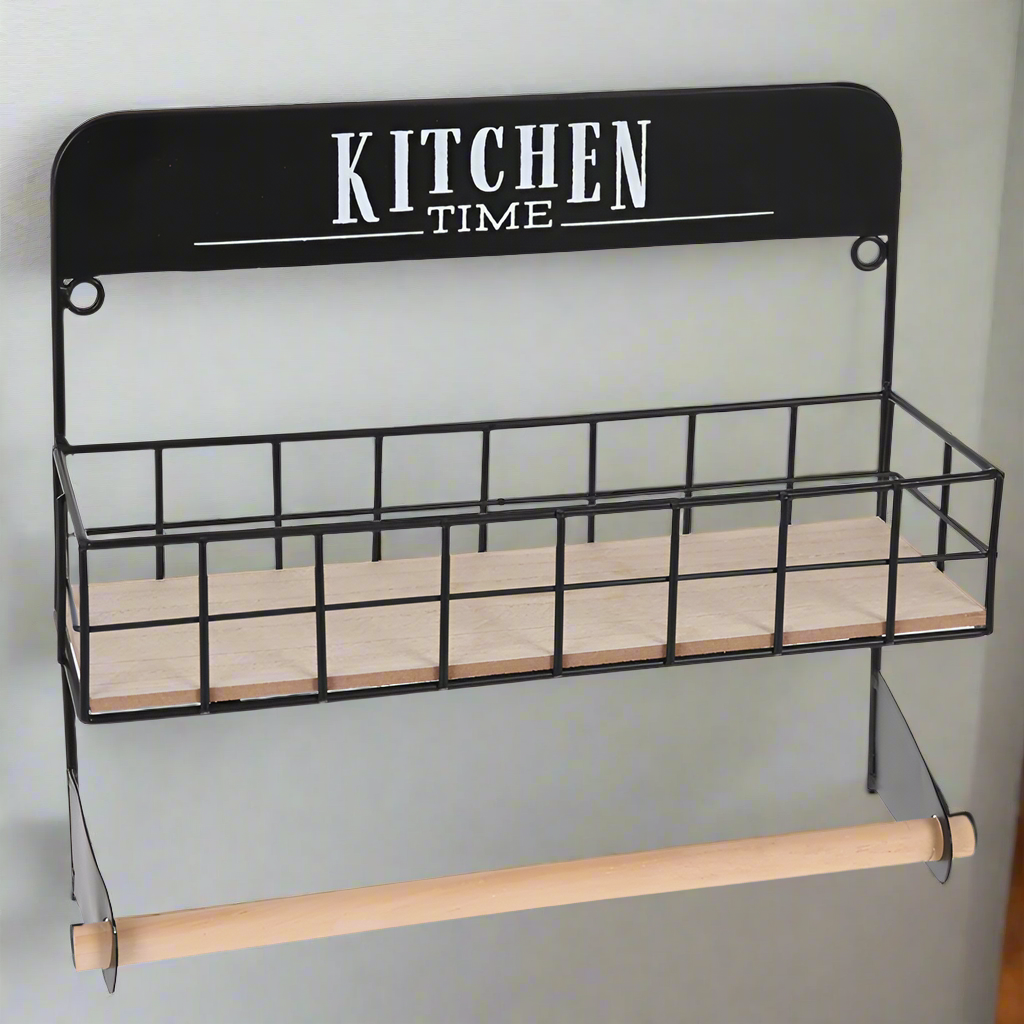 Kitchen Paper Holder With Basket