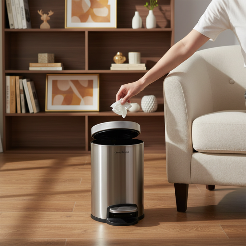Pedal Bin 12L SS