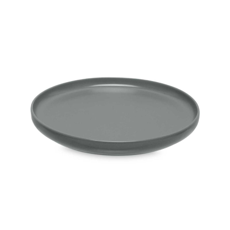 Large Stoneware Dinner Plate Dark Grey 26.5cm
