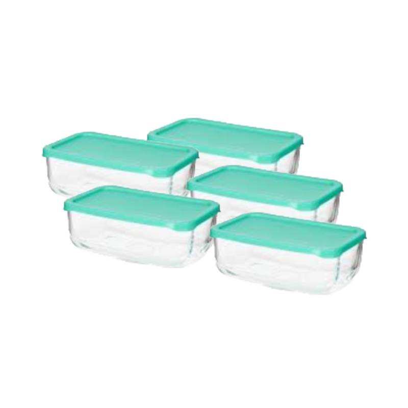 Lunch Boxes Snow Set of 5pcs