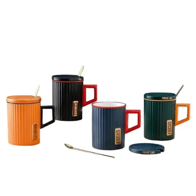 Mug With Lid 4 Piece Set by JB Saeed Studio Buy Cups & Mugs Online in