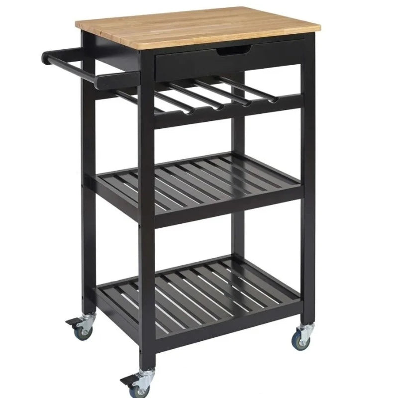 Black Trolley 40 x 61 x 84.5cm