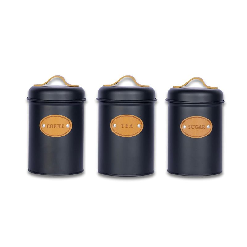 Metal Multipurpose Canister Food Storage Container (Set of 3)