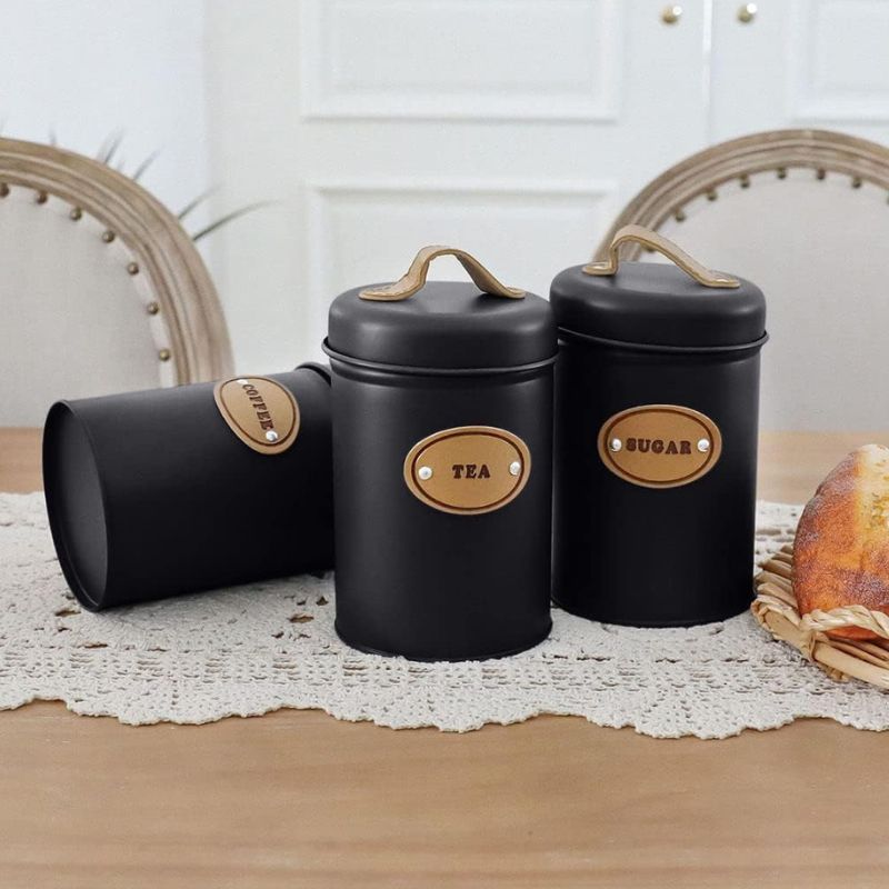 Metal Multipurpose Canister Food Storage Container (Set of 3)