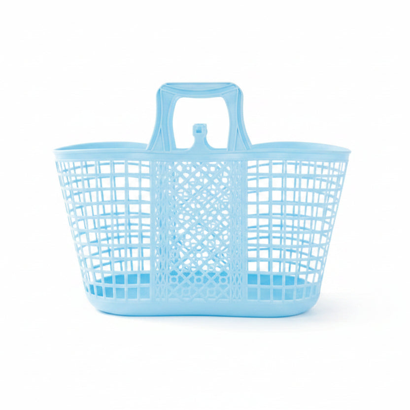 Multi Purpose Plastic Storage Basket White