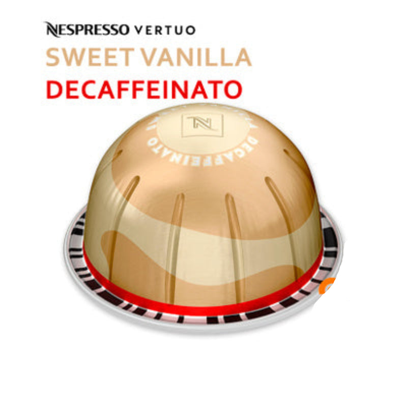 Nespresso Sweet Vanilla Decaf Vertuo line Pods