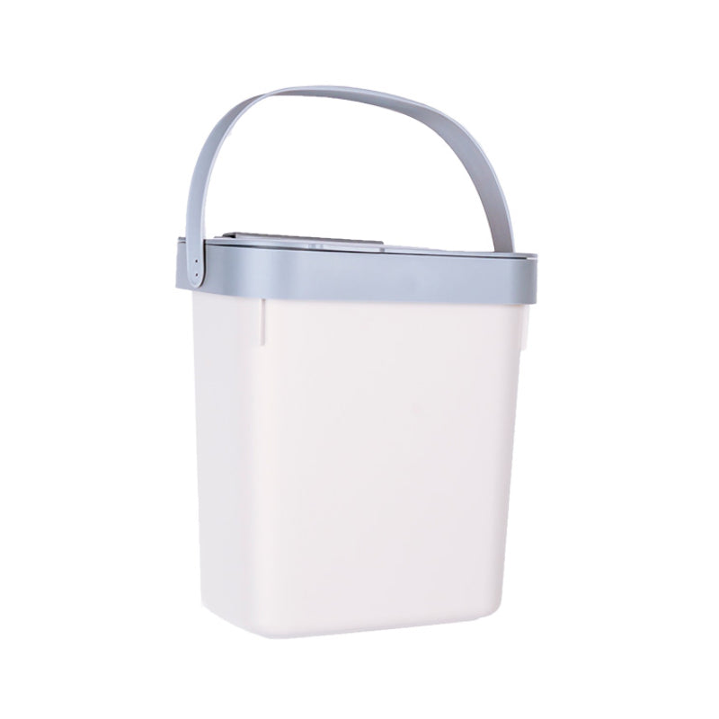 Plastic Hanging Garbage Bin With Lid 34L